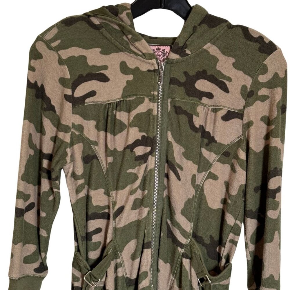 Juicy Couture Camouflage Zip-Up Hoodie